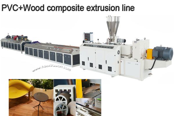 Wood-Plastic-Compound-Profiles-Extrusion-Line