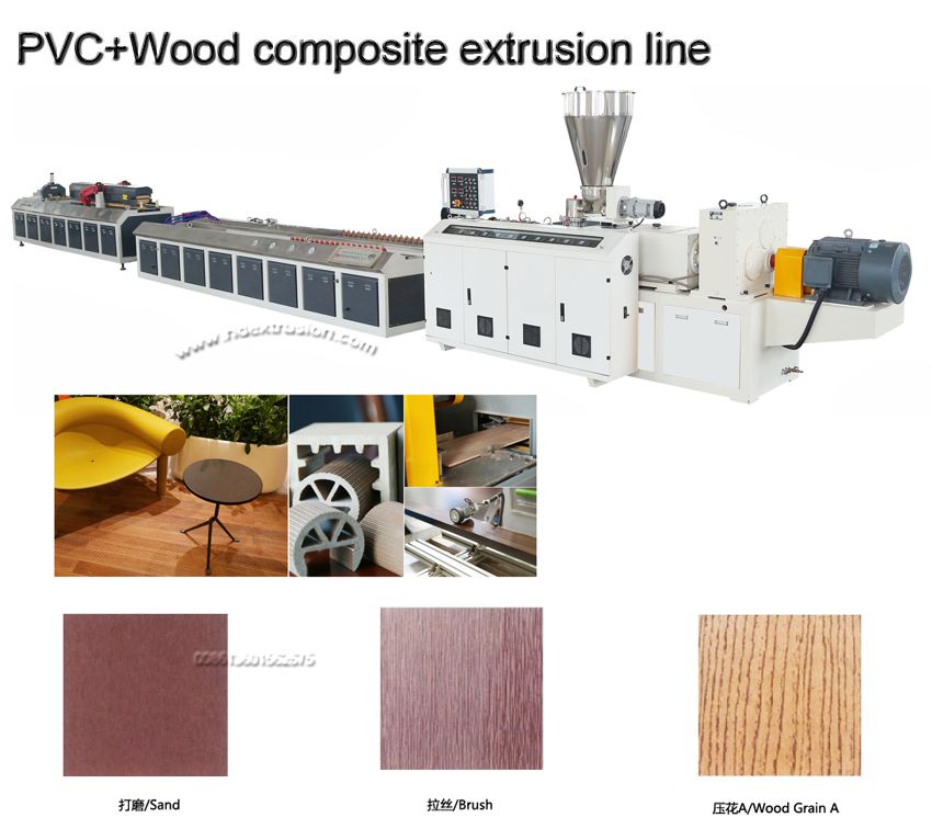 WPC PVC Wood Plastic Quick Integrated Wall Panels Extrusion Production Line