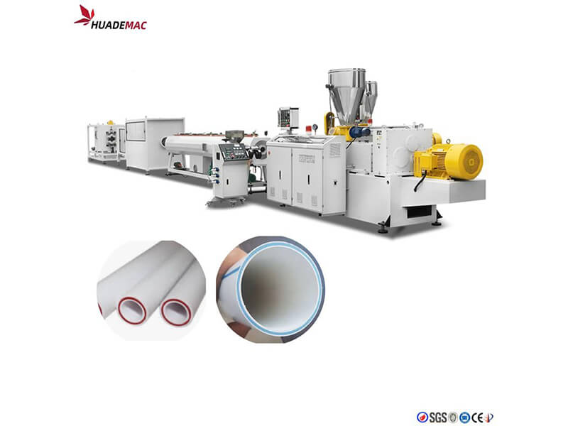 Principle and structure of pipe extruder production line